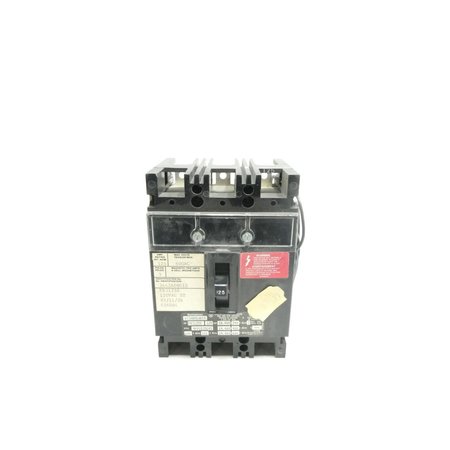 WESTINGHOUSE Molded Case Circuit Breaker, 125A, 3 Pole, 600V AC FB3125S